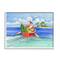 Stupell Industries Santa's Delivery Tropical Christmas Boat Framed Giclee Art